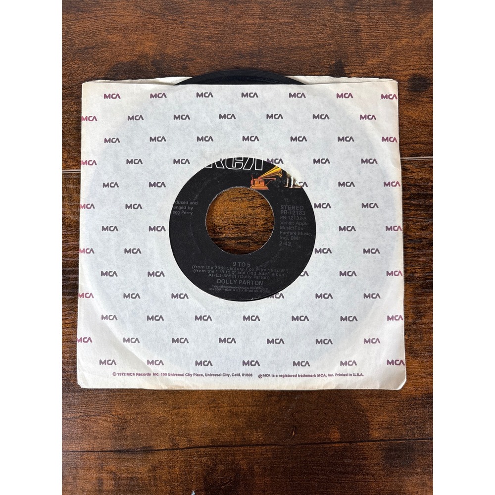 Dolly Parton 9 To‎ 5 Sing For The Common Man 7" Vinyl 45 RPM RCA PB-12133 1980
